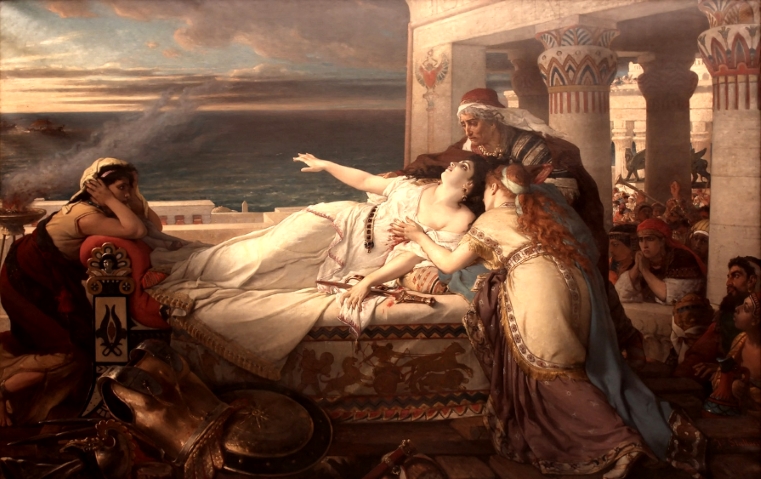 La Mort de Didon. Tableau (vers 1872 – 265 x 412 cm) de Joseph Stallaert.