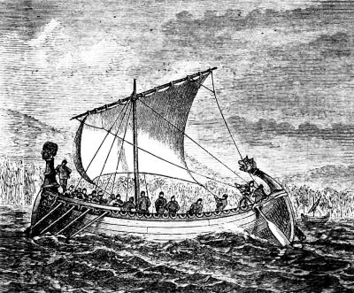 Funérailles d'un chef viking.