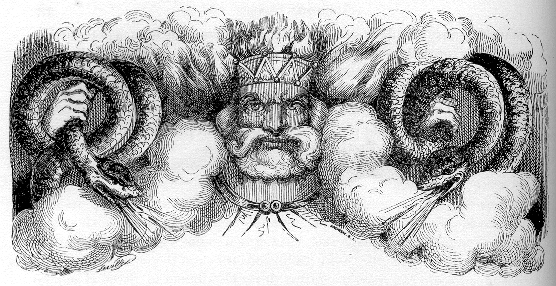 Reproduction d'une gravure tir&eacute;e de l'&eacute;dition Bourdin de LES MILLE ET UNE NUITS, le c&eacute;l&egrave;brissime ouvrage d'Antoine Galland. Cette illustration figure notamment en t&ecirc;te de la deux cent vingti&egrave;me nuit (CCXX NUIT).